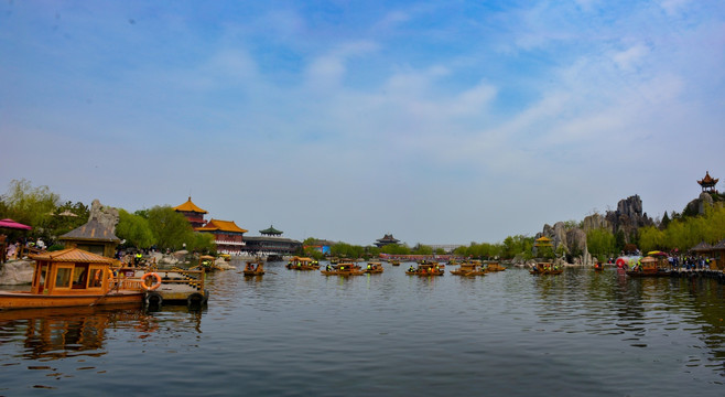 山水园林全景