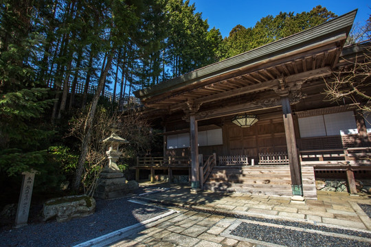 日本高野山一乘院院落