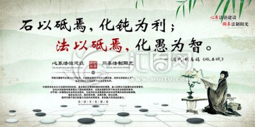 普法宣传展板 中国法律名人名言