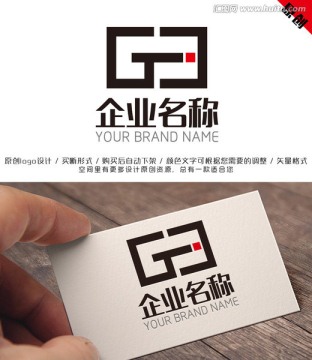 字母logo GE