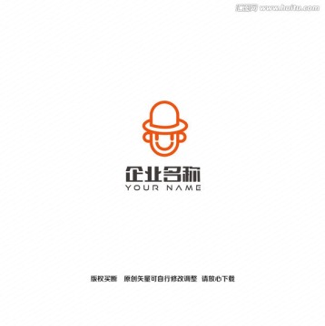 绅士创意logo