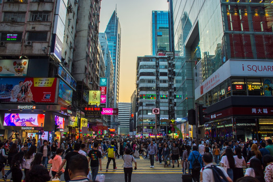 香港街头 香港 街头 街景