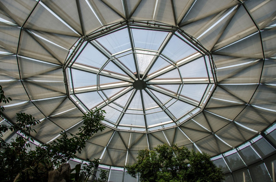 玻璃温室穹顶