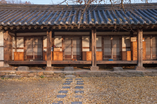 韩国 全州 全州韩屋村 秋