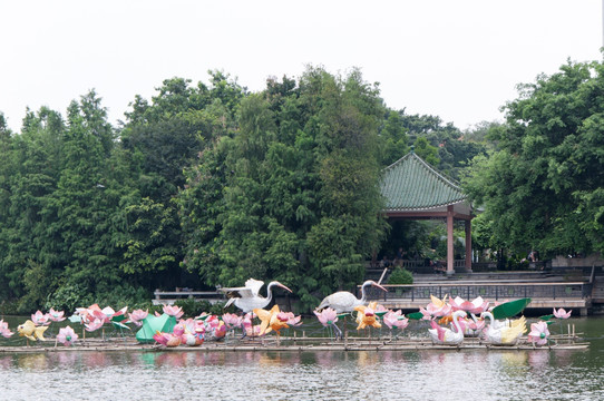 广州荔湾湖公园