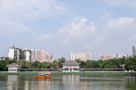 广州荔湾湖公园海山仙馆