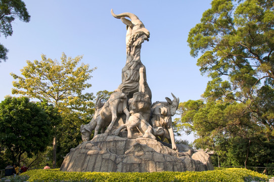 广州五羊石像