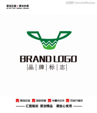 原创牛头LOGO