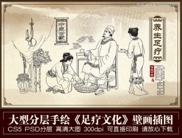 足療 古代傳統(tǒng)中醫(yī)足療養(yǎng)生文化