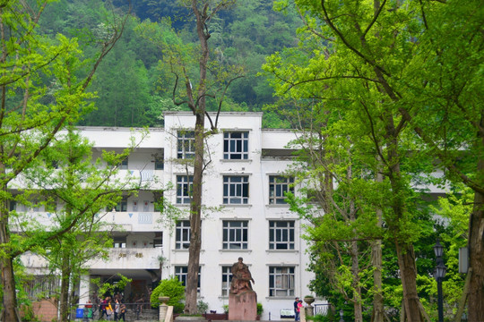 白鹿中学教学楼地震遗址