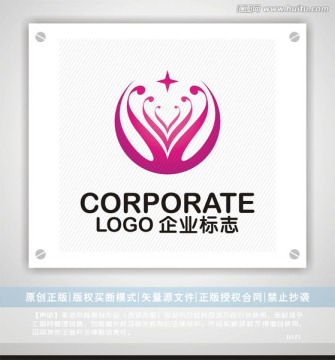 化妆美容 涂彩LOGO