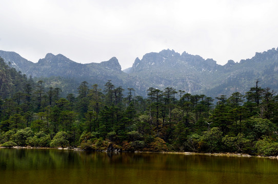 螺髻山黑龙潭风光