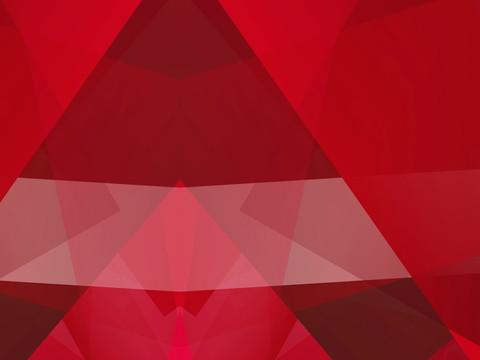 红色几何立体抽象高清矢量背景