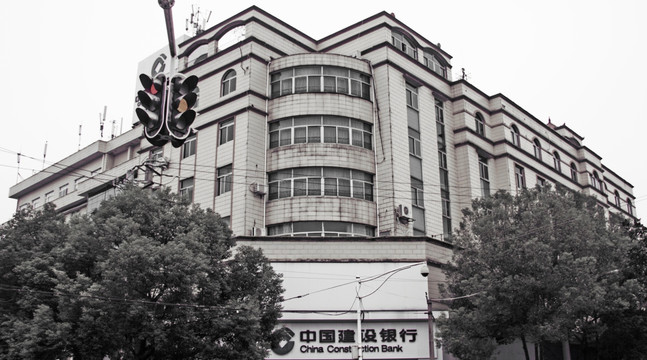 城市建筑红绿灯