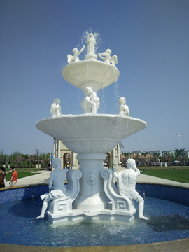 雕塑喷泉 广场喷泉