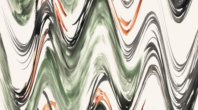抽象油畫