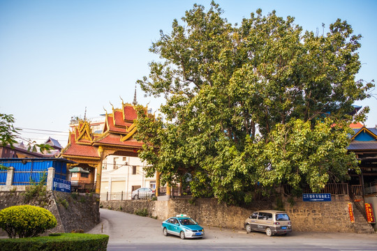 西双版纳景洪市街景