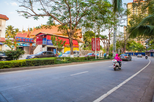 西双版纳景洪市街景