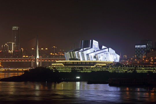 重庆大剧院夜景