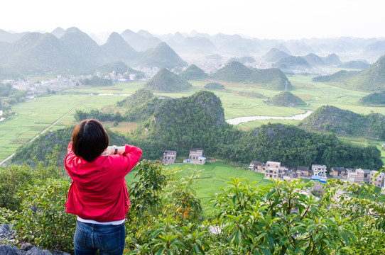 赏风景