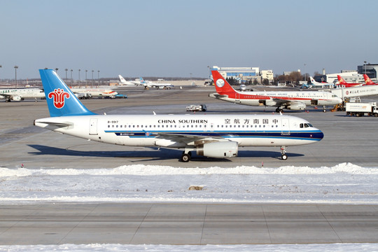 中国南方航空 飞机 沈阳机场