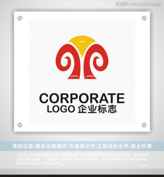 傳媒文化 餐飲 機器人logo