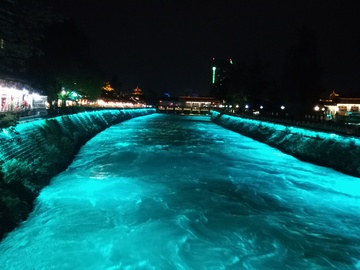 夜景都江堰