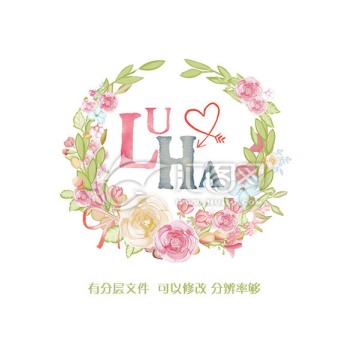 婚禮花卉素材