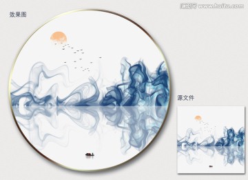 新中式寫意水墨裝飾畫