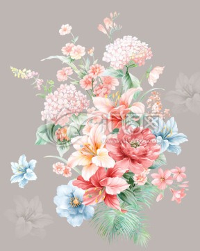 手繪花