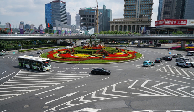 上海陆家嘴景观道路