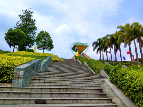 钻石矿山公园 石阶石梯