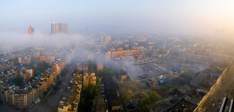 成都华阳城市风光