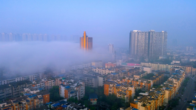 成都华阳城市风光