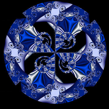 青花數(shù)碼印花花紋