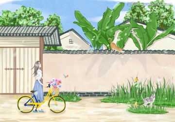 騎行途中