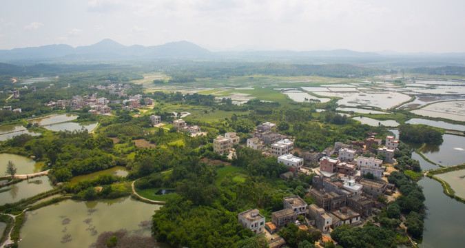 村庄 乡村 航拍