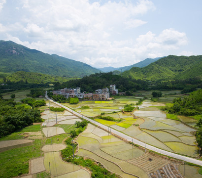 乡村 山村 田野