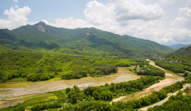 望夫山 田园风光