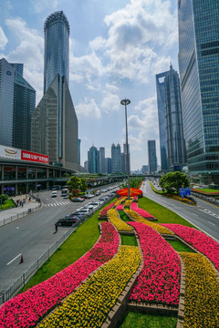 上海陆家嘴景观道路