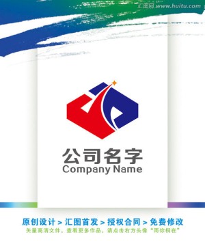 FJ字母簡潔大氣LOGO