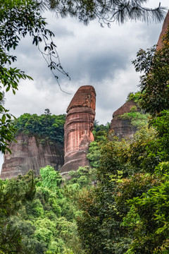 广东丹霞山阳元石