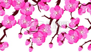 手繪櫻花