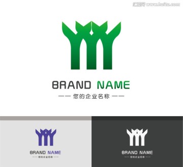 創(chuàng)意字母Y大樹logo
