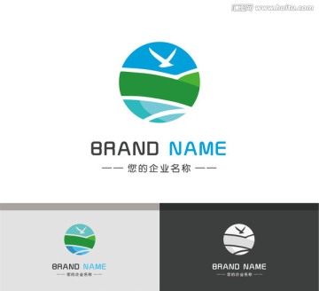 山川自然農(nóng)業(yè)標(biāo)志設(shè)計(jì)