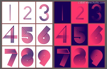矢量數(shù)字 字體設(shè)計(jì)