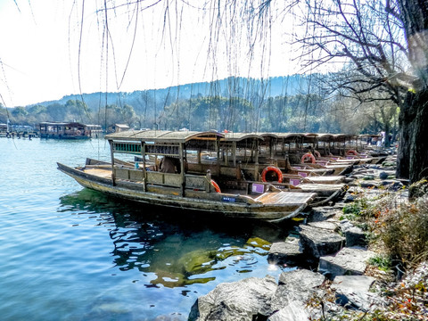 西湖风光 杭州西湖全景 西湖宽