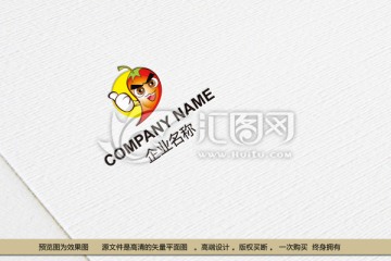 美食卡通LOGO設(shè)計