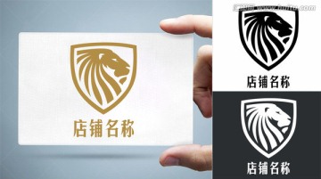 創(chuàng)意獅子服裝房地產(chǎn)logo商標(biāo)