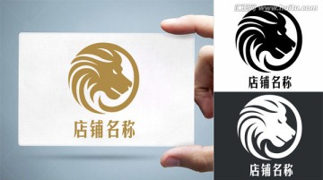 創(chuàng)意獅子服裝房地產(chǎn)logo商標(biāo)